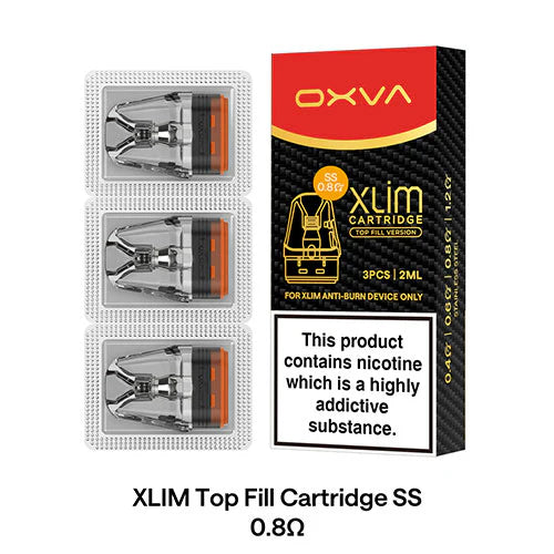 Xlim SS Stainless Steel (Anti-Burn) Replacement Pod 3-PK By Oxva