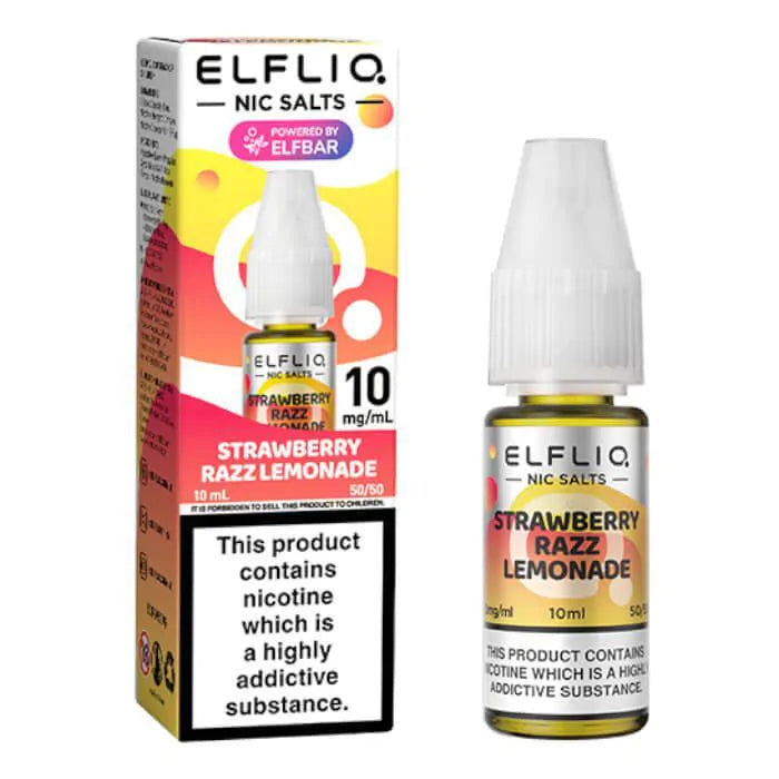 Strawberry Razz Lemonade 10ml by Elfliq Nic Salt