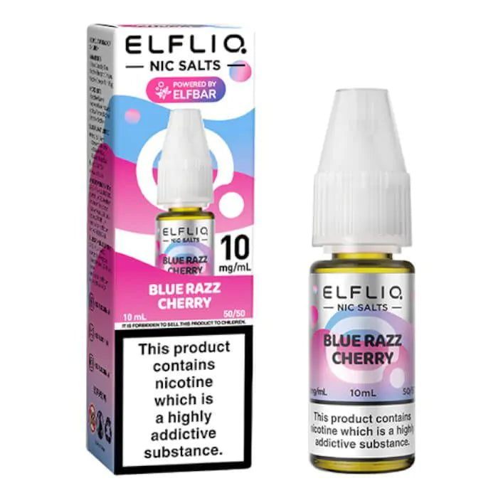 Blue Razz Cherry 10ml by Elfliq Nic Salt