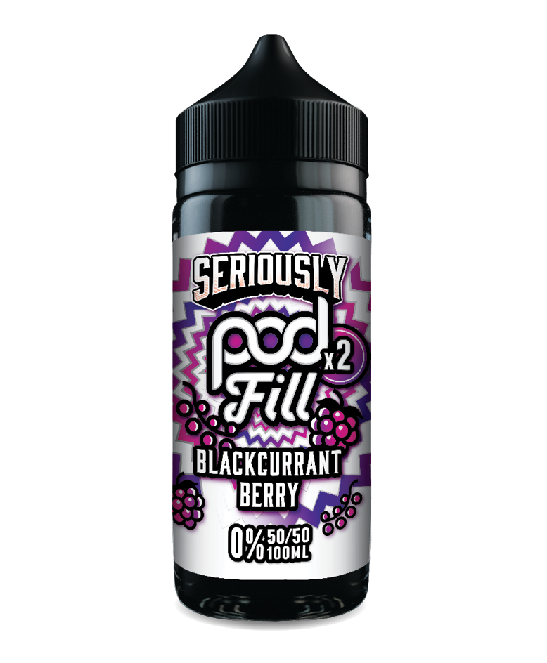 Blackcurrant Berry 100ml by Seriously Pod Fill x2