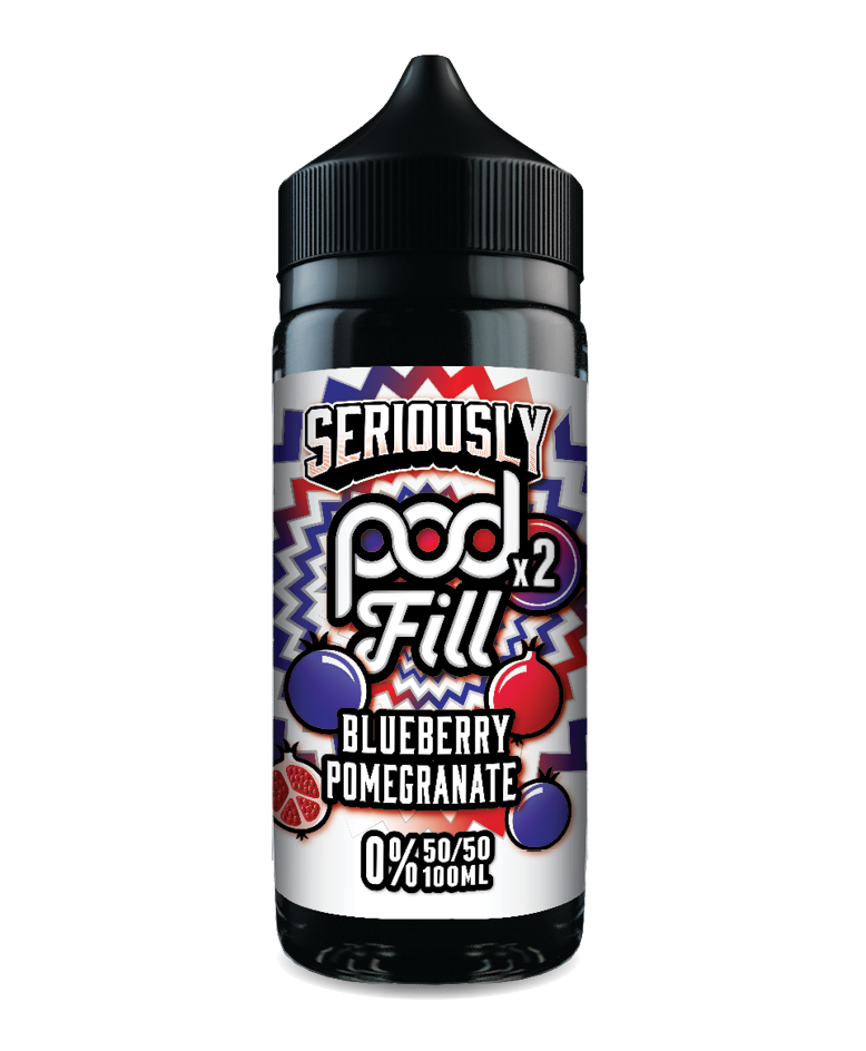 Blueberry Pomegranate 100ml by Seriously Pod Fill x2