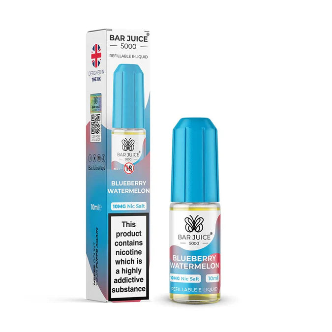 Blueberry Watermelon 10ml Nic Salt by Bar Juice 5000