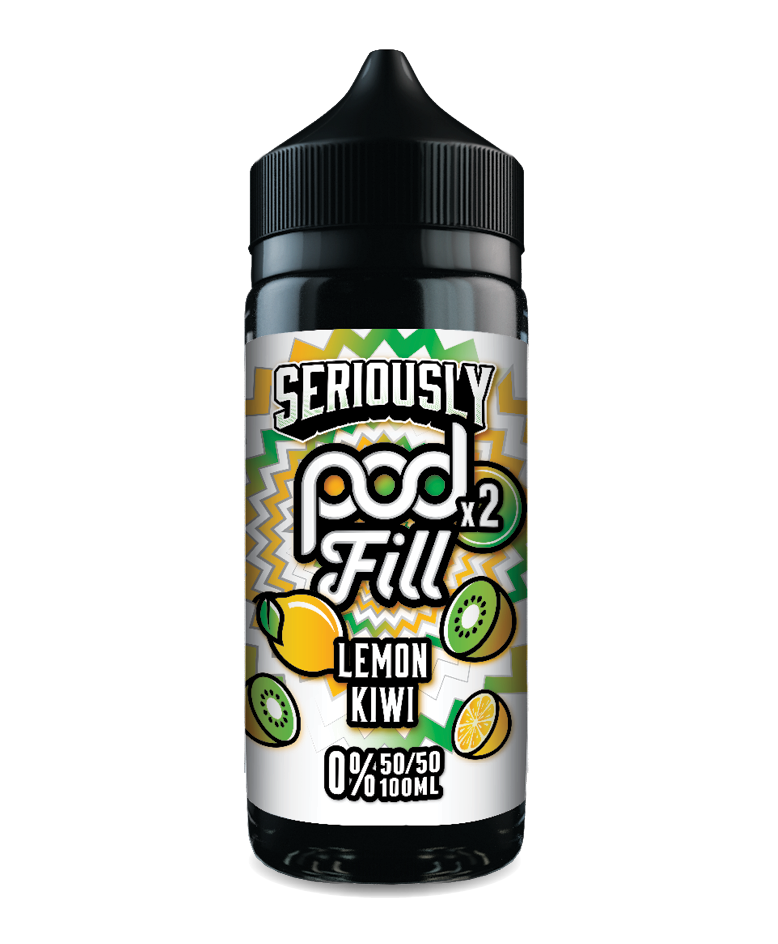 Lemon Kiwi 100ml by Seriously Pod Fill x2