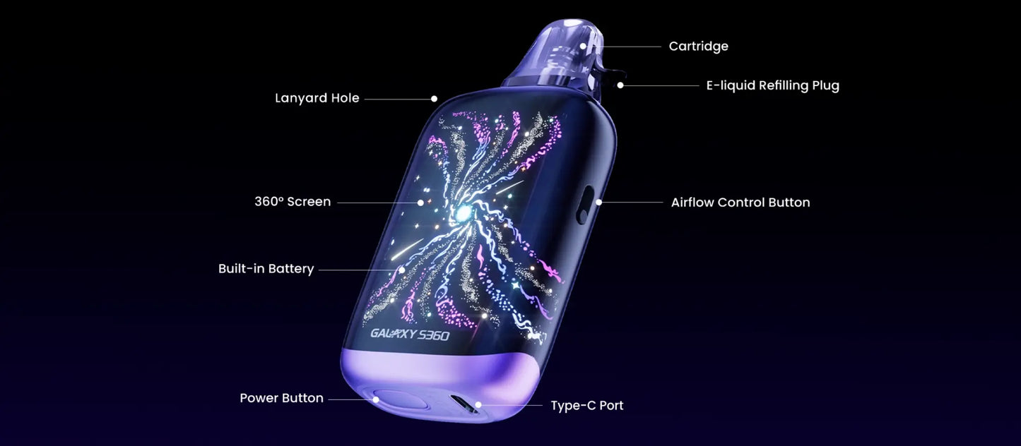 Galaxy S360 Pod Vape Kit by Lost Vape