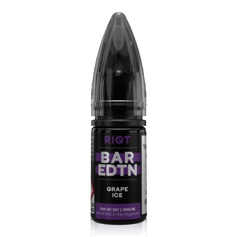 Grape ICE 10ml By Riot Squad Bar EDTN Salts