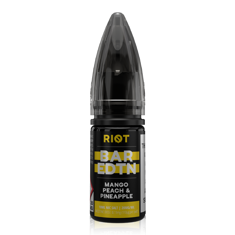 Mango Peach and Pineapple 10ml By Riot Squad Bar EDTN Salts