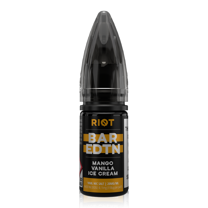 Mango Vanilla Ice Cream 10ml By Riot Squad Bar EDTN Salts