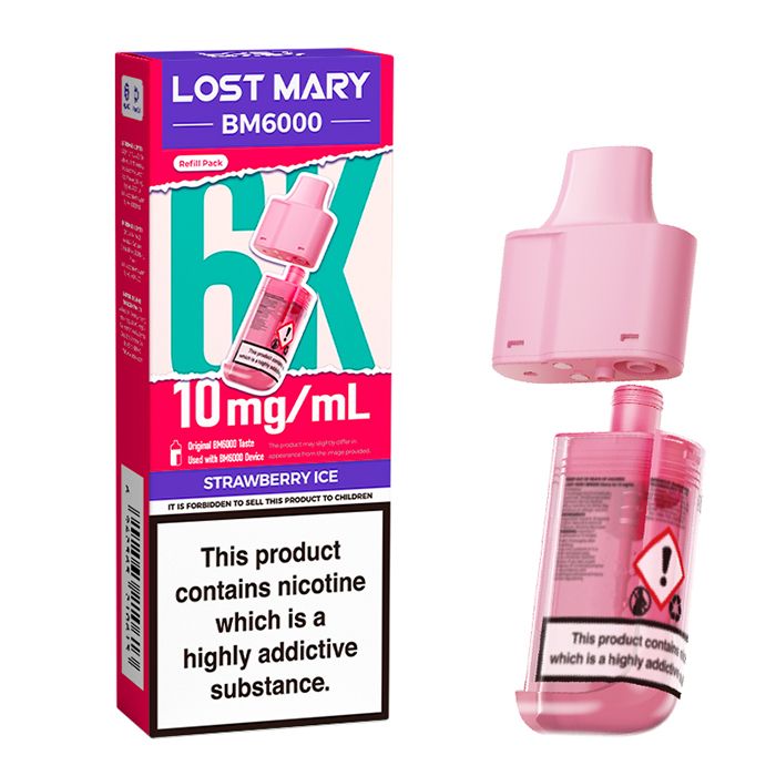 BM6000 10mg Refill Pods by Lost Mary