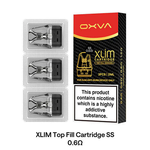 Xlim SS Stainless Steel (Anti-Burn) Replacement Pod 3-PK By Oxva