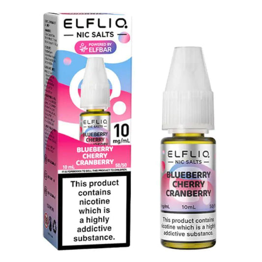 Blueberry Cherry Cranberry 10ml by Elfliq Nic Salt
