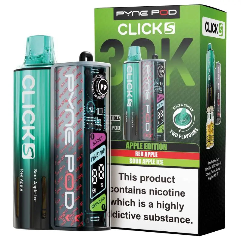 Click S 30K Prefilled Pod Kit by Pyne Pod