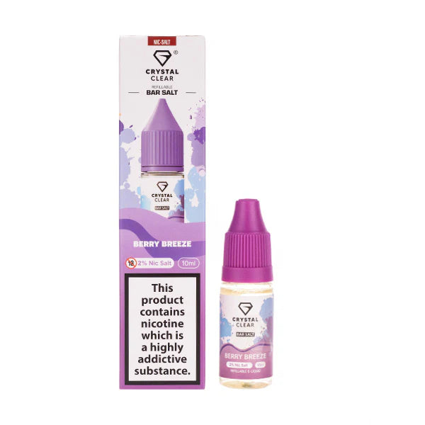 Berry Breeze 10ml Nic Salt by Crystal Clear