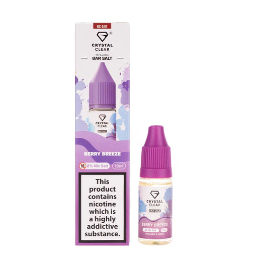 Berry Breeze 10ml Nic Salt by Crystal Clear