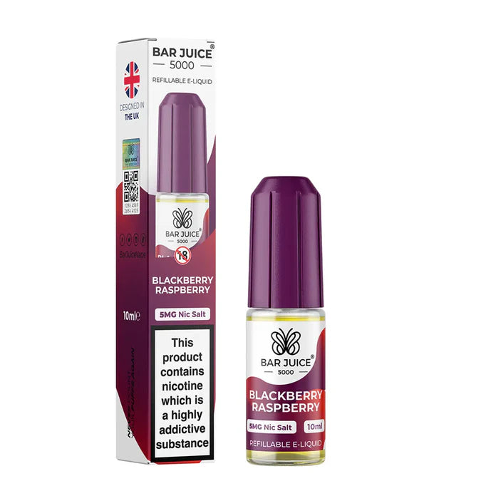 Blackberry Raspberry 10ml Nic Salt by Bar Juice 5000