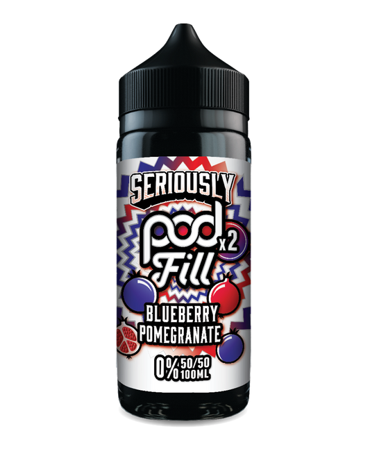 Blueberry Pomegranate 100ml by Seriously Pod Fill x2