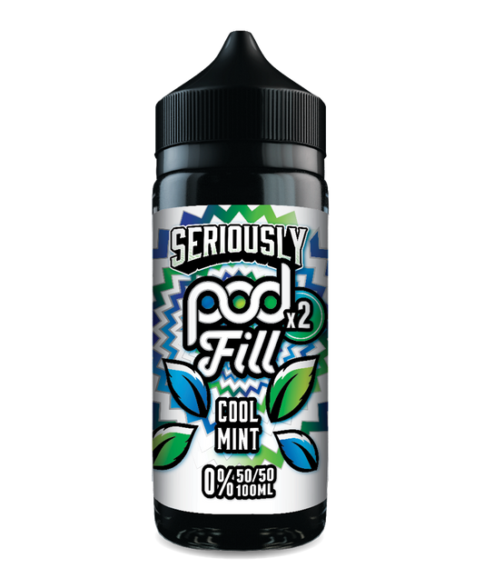 Cool Mint 100ml by Seriously Pod Fill x2