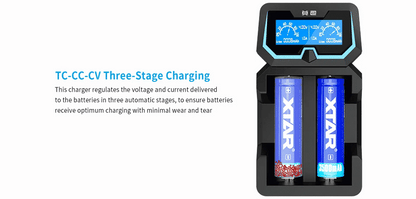 X2 2-Bay Battery Charger by XTAR