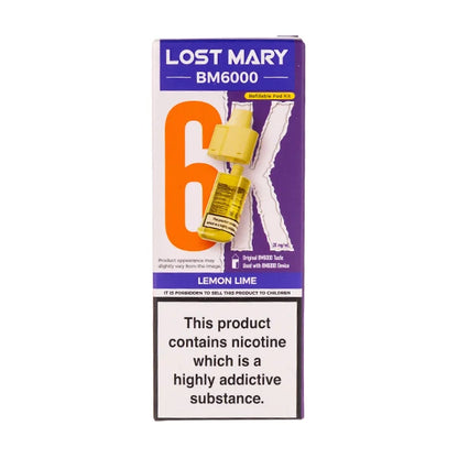 BM6000 10mg Refill Pods by Lost Mary