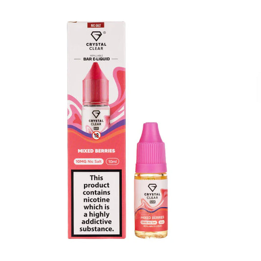 Mixed Berries 10ml Nic Salt by Crystal Clear