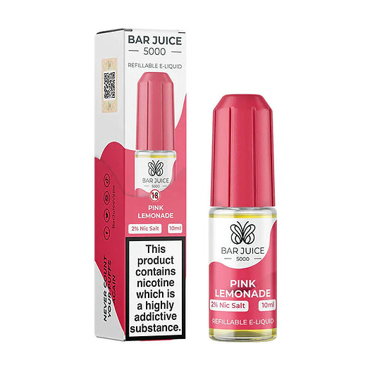 Pink Lemonade 10ml Nic Salt by Bar Juice 5000