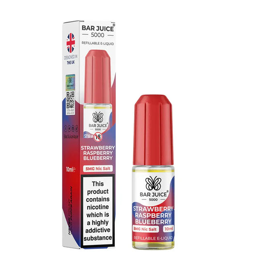 Strawberry Raspberry Blueberry 10ml Nic Salt by Bar Juice 5000