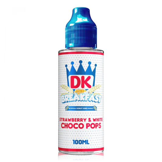 Strawberry And White Choco Pops 100ml by Donut King