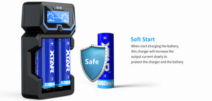 X2 2-Bay Battery Charger by XTAR