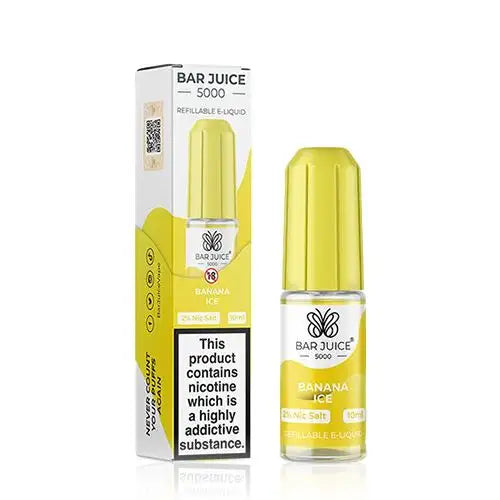 Banana Ice 10ml Nic Salt by Bar Juice 5000