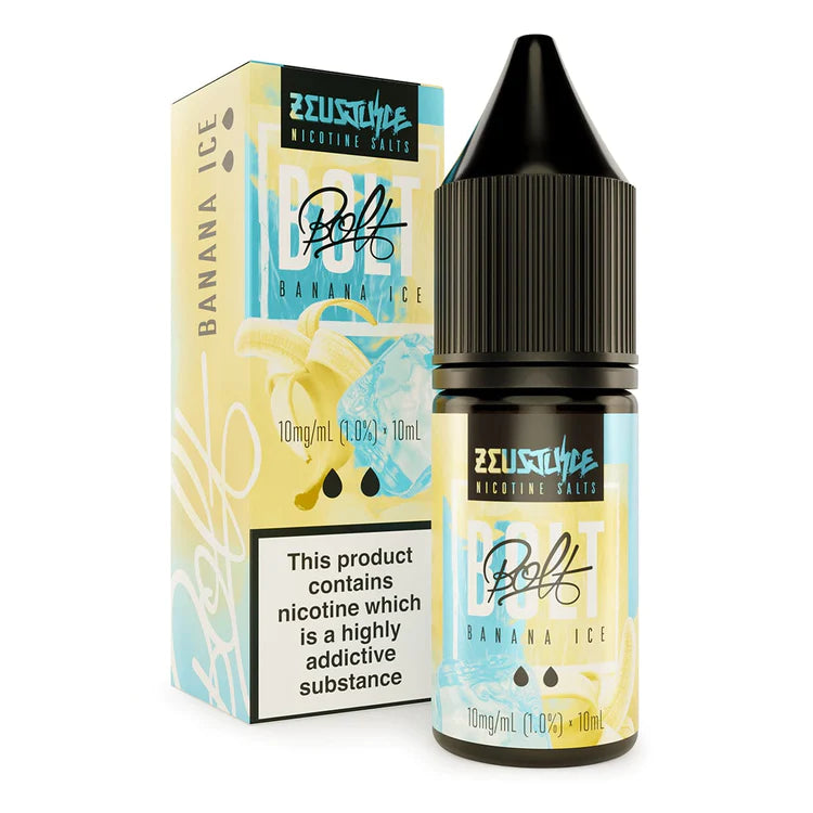 Banana Ice 10ml Nic Salt by Bolt Nic Salts