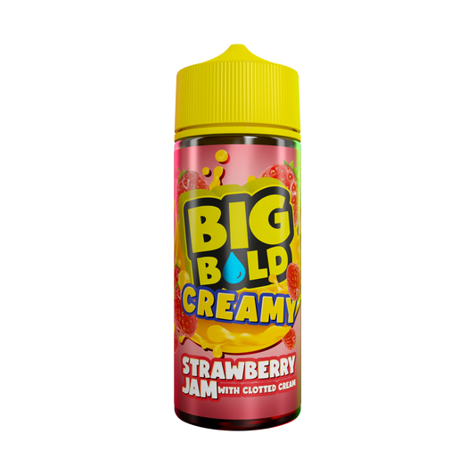 Strawberry Jam with Clotted Cream 100ml By Big Bold Creamy