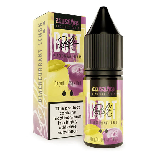 Blackcurrant Lemon 10ml by Bolt Nic Salts