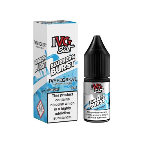 Blueberg Burst 10ml by IVG Nic Salt