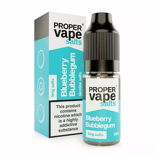 Blueberry Bubblegum 10ml by Proper Vape Nic Salt