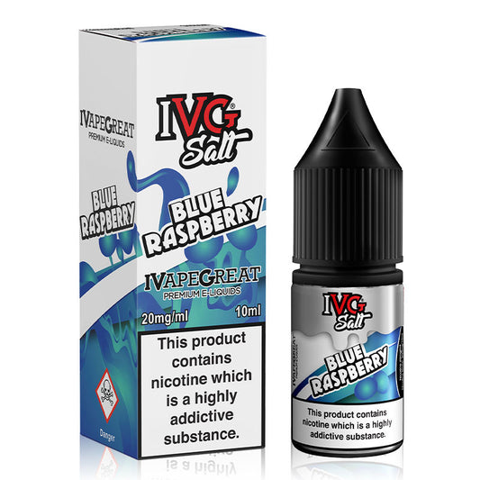 Blue Raspberry 10ml by IVG Nic Salt