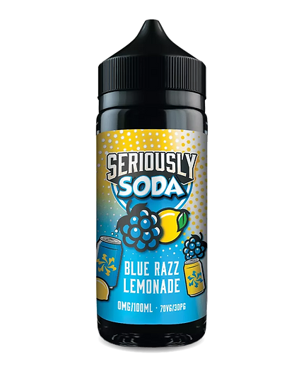 Blue Razz Lemonade 100ml by Seriously Soda