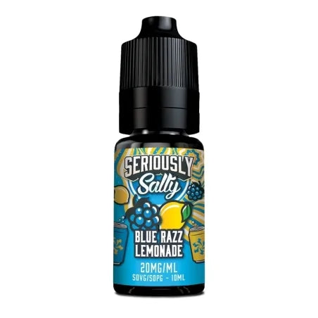 Blue Razz Lemonade 10ml Nic Salt by Seriously Salty