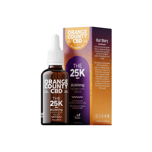 25000mg Full Spectrum CBD Oil - 100ml by Orange County CBD