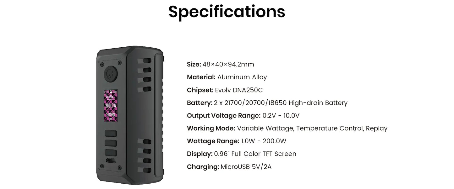 Odin V2 DNA 250c By Dovpo