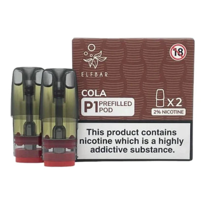 P1 Prefilled Pods 2-PK for Elf Bar Mate 500