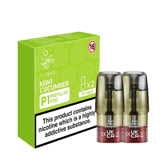 P1 Prefilled Pods 2-PK for Elf Bar Mate 500