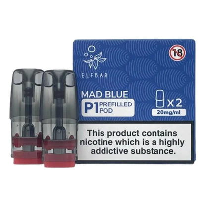 P1 Prefilled Pods 2-PK for Elf Bar Mate 500