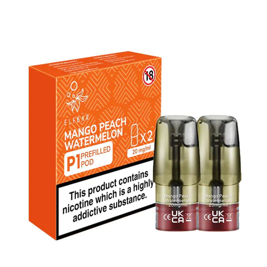 P1 Prefilled Pods 2-PK for Elf Bar Mate 500