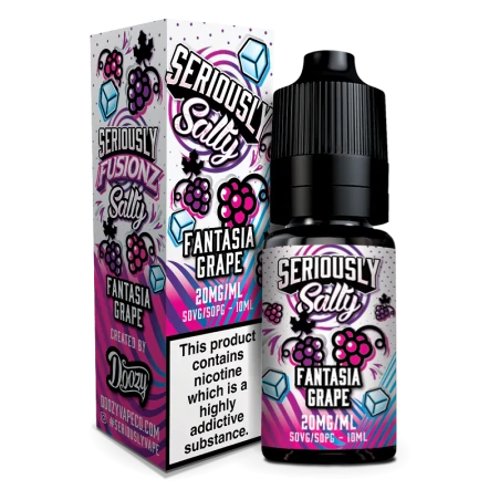 Fantasia Grape 10ml Nic Salt by Seriously Salty