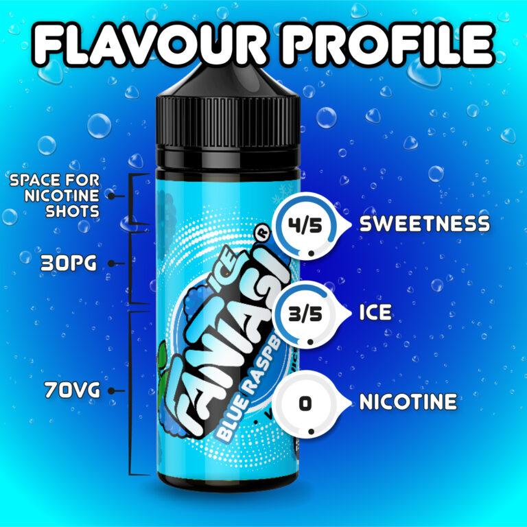 Blue Raspberry 100ml by Fantasi Ice