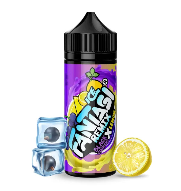 Blackcurrant X Lemon 100ml by Fantasi Ice Remix