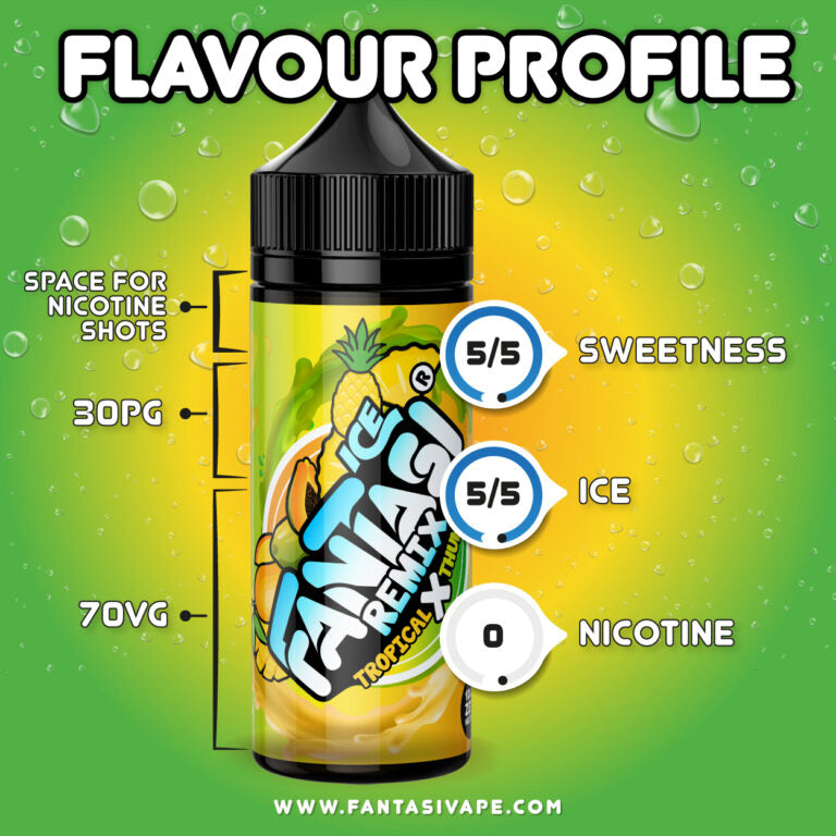 Tropical X Thunder 100ml by Fantasi Ice Remix