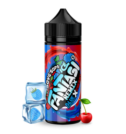 Blue Raspberry X Cherry 100ml by Fantasi Remix 50/50