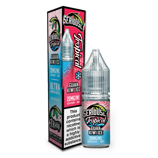 Guava Kiwi Ice 10ml Nic Salt by Seriously Tropical