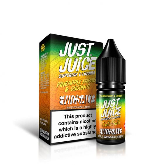 Pineapple Papaya & Coconut 10ml Nic Salt by Just Juice Exotic