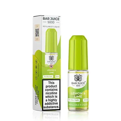 Lemon & Lime 10ml Nic Salt by Bar Juice 5000